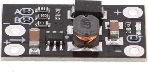 Einstellbarer Mini-DC-DC-Aufwärtswandler Schwarz 2,5–12 V auf 5 V/8 V/9 V/12 V mit max. 1 A für 3,7 V Li-Ionen-Akkus und Arduino-Projekte - Bild 1