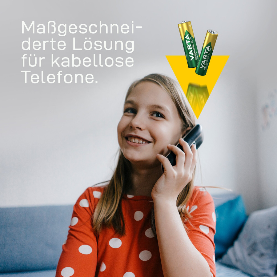 Varta PhonePower AA Mignon Akku NiMH 1600 mAh 1.2V, 2 Stück - Bild 4