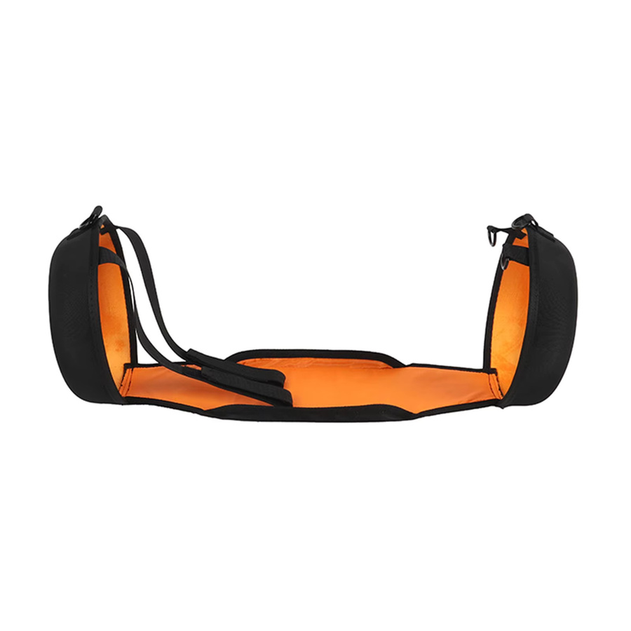 VODOOL Reise-Trageriemen für JBL Boombox 4 mit zwei seitlichen Abdeckungen, Schwarz und Orange - Bild 1