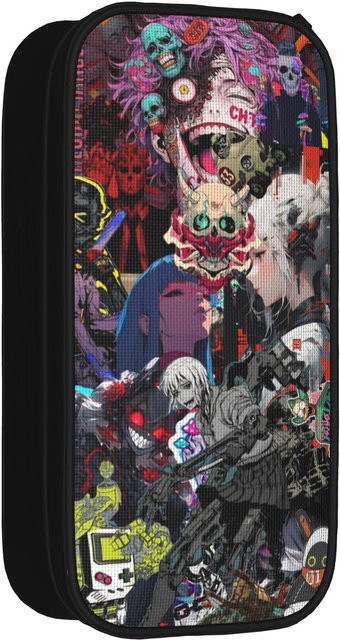 Dorohedoro Anime Federmäppchen von Fancy Style Studio, Mehrfarbiges Stiftebeutel aus Textil mit Reißverschluss - Bild 1