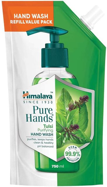 Himalaya Pure Hands Tulsi Handseife Nachfüllpackung, 750 ml - Bild 1