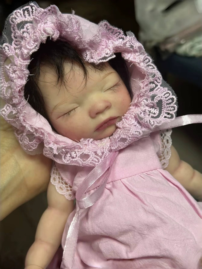 AnjoDoll Reborn-Bebe-Mädchen, Silikon, 10 Zoll - Bild 3