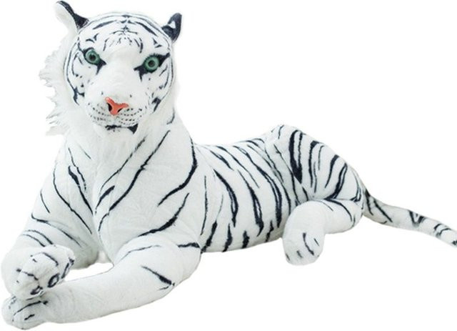 NIUHAPI Weißer Tiger Plüsch, Plüschtier, Weiß - Bild 1