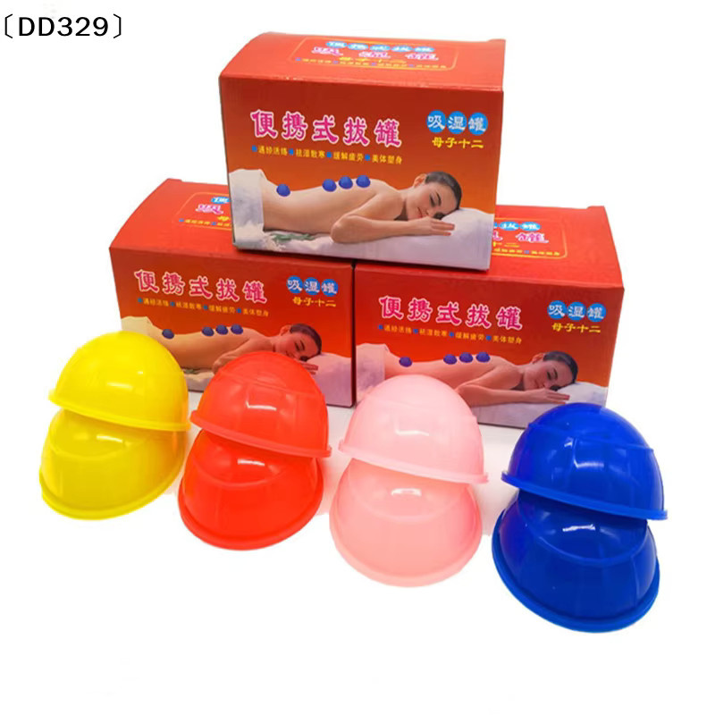 JETTING Silikon-Massage-Schröpfgläser-Set, 12-teilig, Körper, Unisex - Bild 3