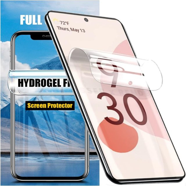 2 Stück transparente Hydrogelfolie Displayschutz aus weichem TPU für Google Pixel 10 9 8 7 6 Pro Pro XL - Bild 1
