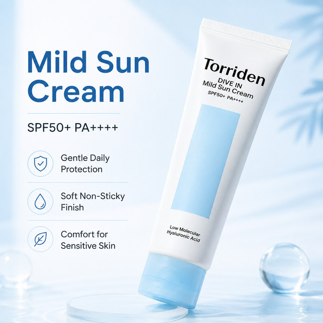 Torriden Solar Skincare Dual Tube Gesichtssonnencreme, LSF 50+ - Bild 1