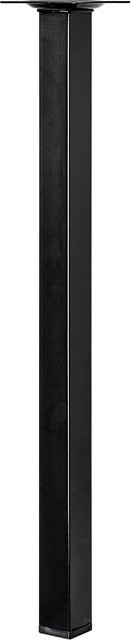 Hettich Tischbein aus Metall in Schwarz matt, B/T/H: 2,5 x 2,5 x 40 cm - Bild 1