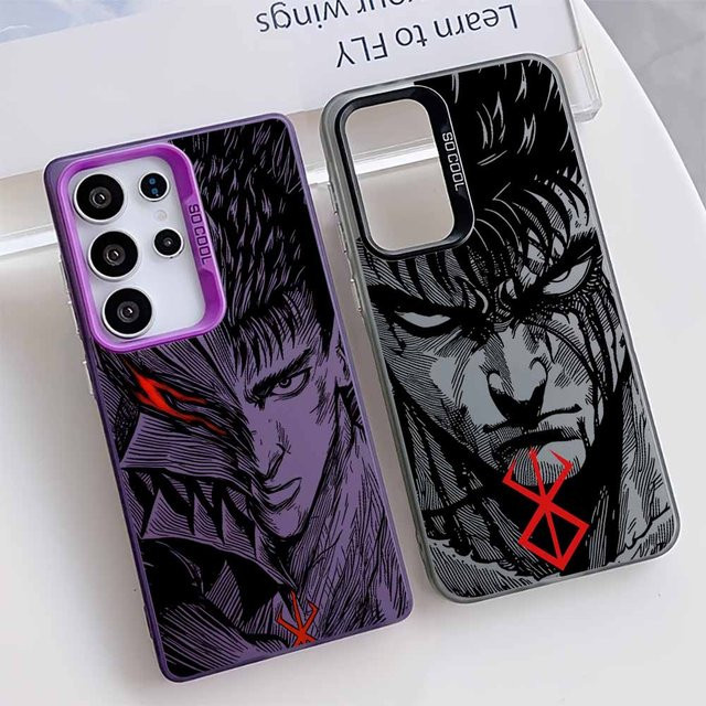 Berserk Fantasy Anime Silikon-Handyhülle für Samsung Galaxy S26 S25 S24 S23 S22 S21 S20 FE Ultra Plus in Bunt - Bild 1