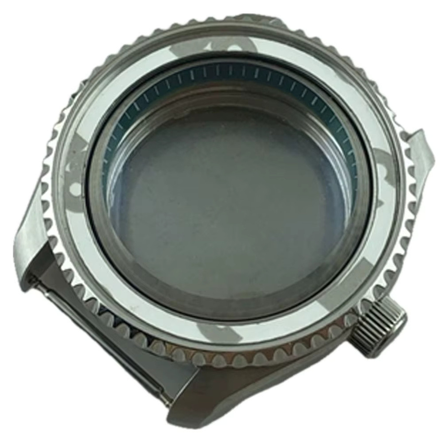 Timeaxis Uhrenteile, Edelstahlgehäuse, 42 mm, Saphirglas, Silber, Unisex - Bild 3