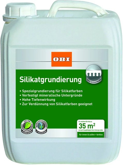 OBI Silikatgrundierung Transparent 5 l - Bild 1
