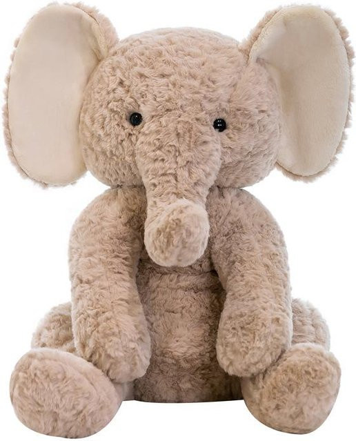 Joyful toys Elefanten-Plüschtier, Kissen, 45cm, khaki - Bild 1