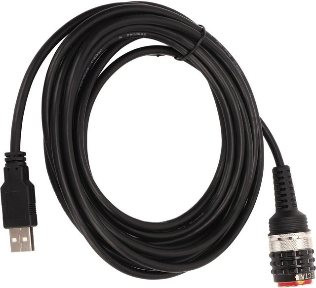 TOMTOP JMS Lkw Diagnosewerkzeug USB Verbindungskabel zur Datenaufzeichnung und Parametereinstellung, Schwarz - Bild 1