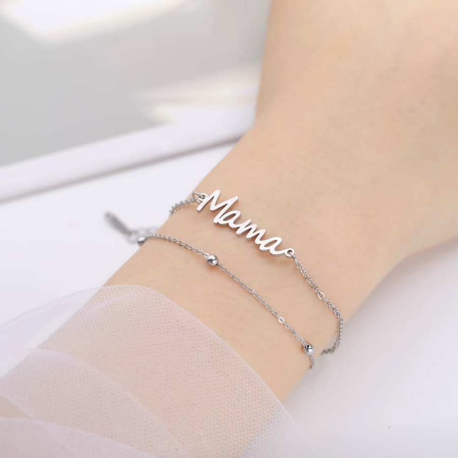 lemegeton Armband, Edelstahl, Perle, Silber, Damen - Bild 1