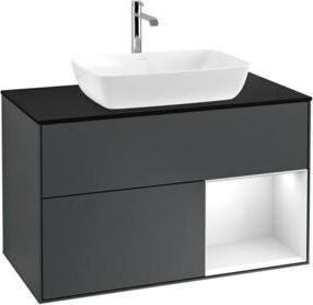 V&B Waschtischunterschrank Finion 100, lackiert, B/T/H: 100 x 50,1 x 50,1 cm - Bild 1