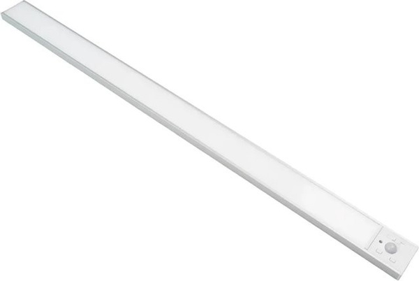 LUXULA LED Unterbauleuchte Akku, Silber, Breite: 60 cm, dimmbar mit Bewegungsmelder und CCT Warm-Kaltweiß, kabellose magnetische Schrankleuchte für die Küche