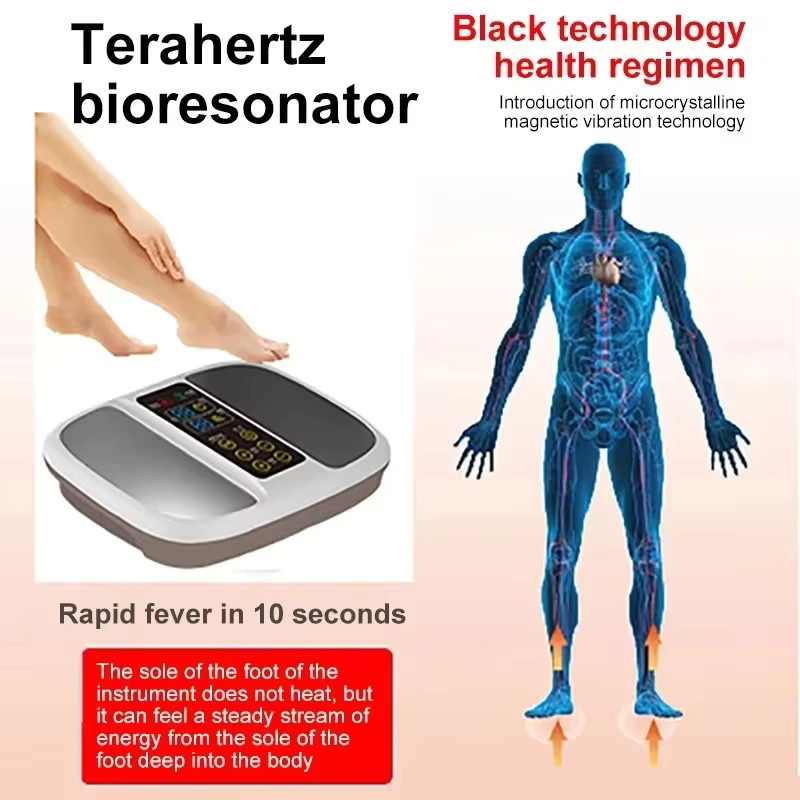 FULANG Fußmassagegerät mit Terahertz Biologischer Resonanz und Wellenenergie in Weiß - Bild 2