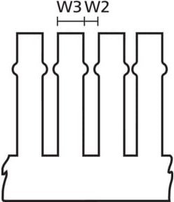 Hellermann Tyton Verdrahtungskanal HTWD-PN aus PVC, Breite: 4,0 cm, Höhe: 4,0 cm, Länge: 2 m - Bild 1