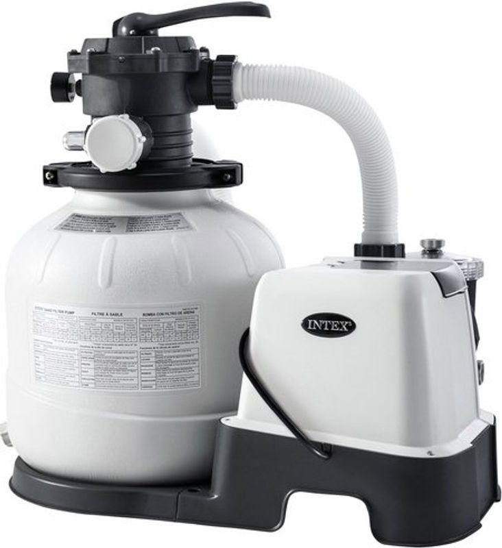 Intex Krystal Clear ECO15220 Sandfilteranlage mit Salzwassersystem, Durchflussmenge 6 m³/h, Farbe: Weiss - Bild 2
