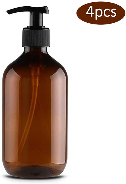 OutsideWorld Seifenspenderflasche Nachfüllbare Pumpflasche in Braun mit 500ml Volumen - Bild 1