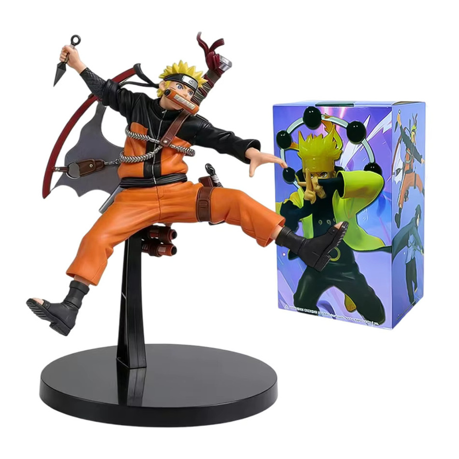 Bandai Naruto Uchiha Sasuke/Uzumaki Naruto Figur, Action Sammlermodell, Einzelfigur - Bild 2