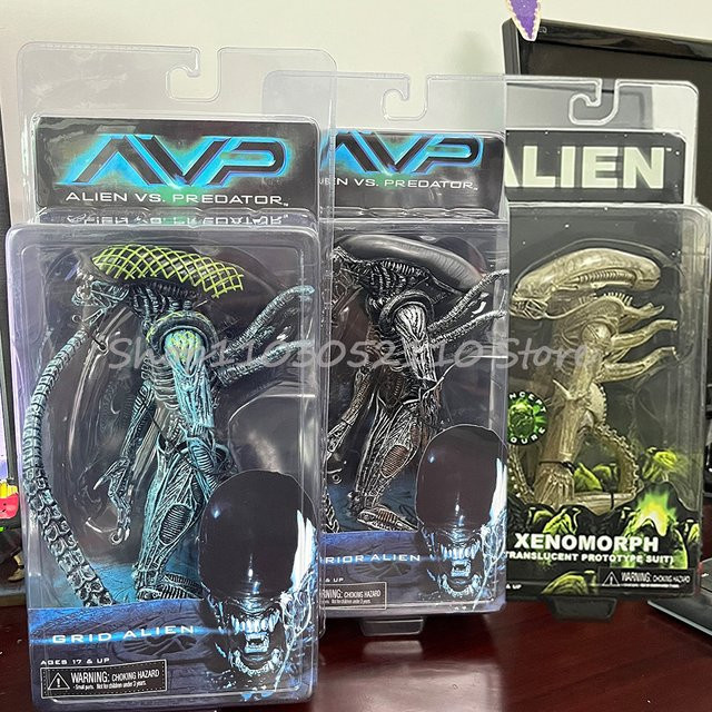 Grid Warrior Alien vs Predator Xenomorph Alien Figur, Actionfigur, ab 14 Jahren - Bild 1