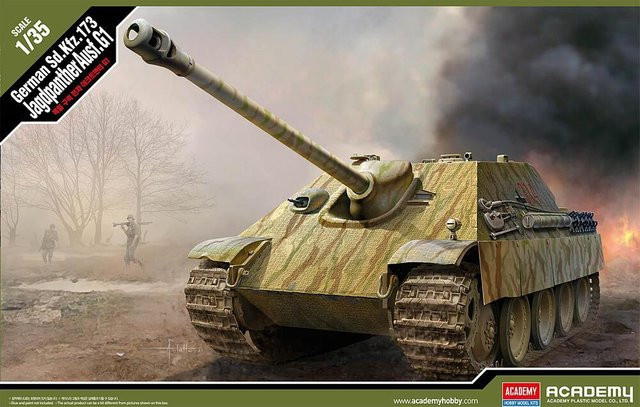 Academy Sd.Kfz.173 Jagdpanther Ausf.G1, Fahrzeug, Kunststoff, Grün - Bild 1
