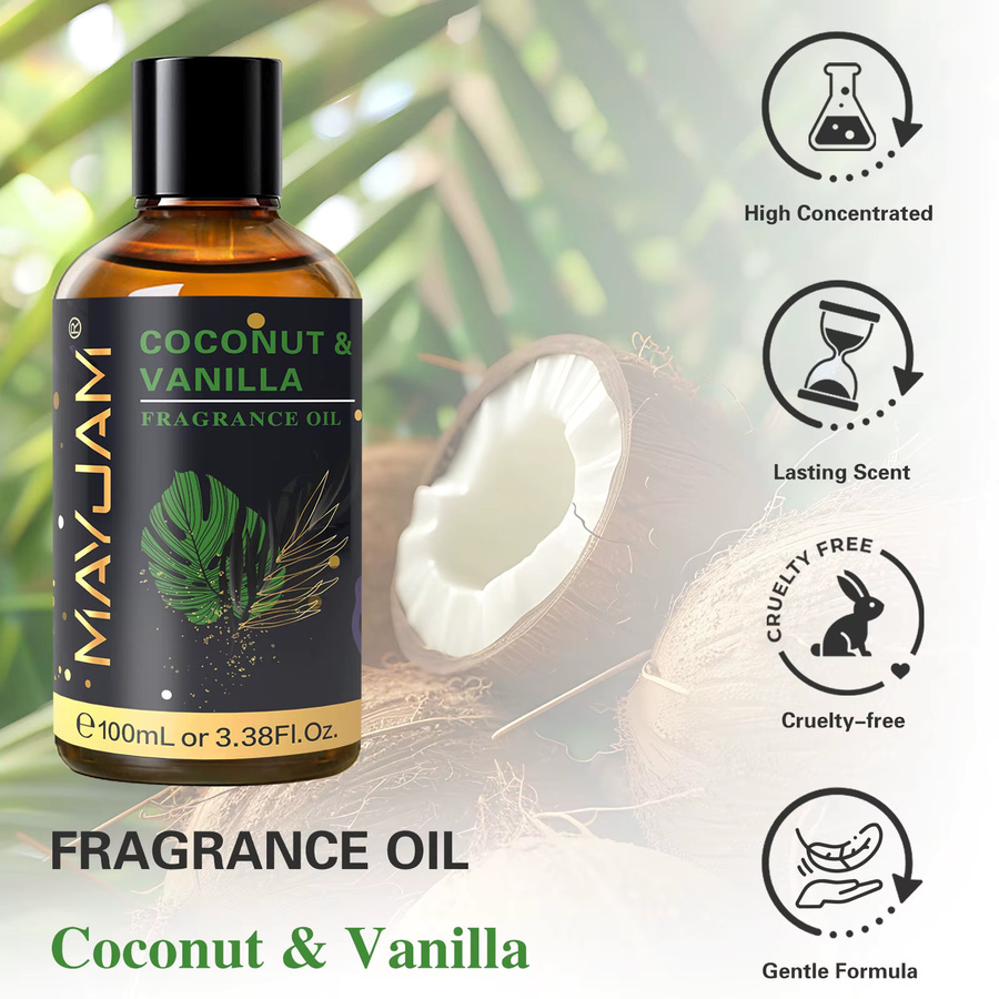 MAYJAM Duftöl Kokosnuss-Vanille Meeresbrise, 100 ml, Unisex - Bild 2