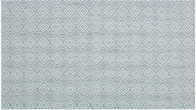 Karat Outdoor Teppich Savona geometrisch in Blau-Weiß, wetterfest für Terrasse und Garten, B/T: 120 x 180 cm - Bild 1
