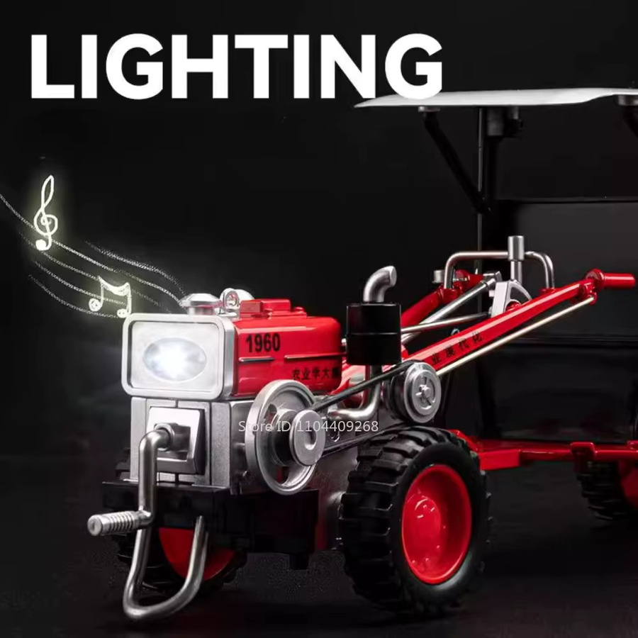 HAOCHI Retro Walking Traktor, Modell, 1:32, Metall, mit Licht und Sound - Bild 3