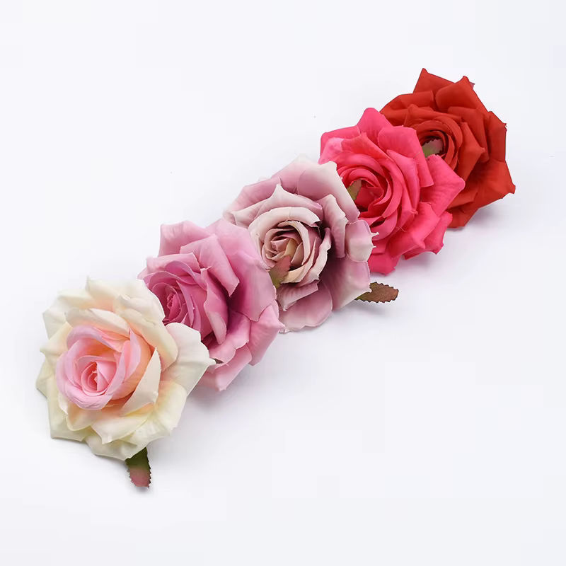 100 Stück künstliche Seidenrosen von smr als Dekorationsblumen für Hochzeit und Weihnachten - Bild 2