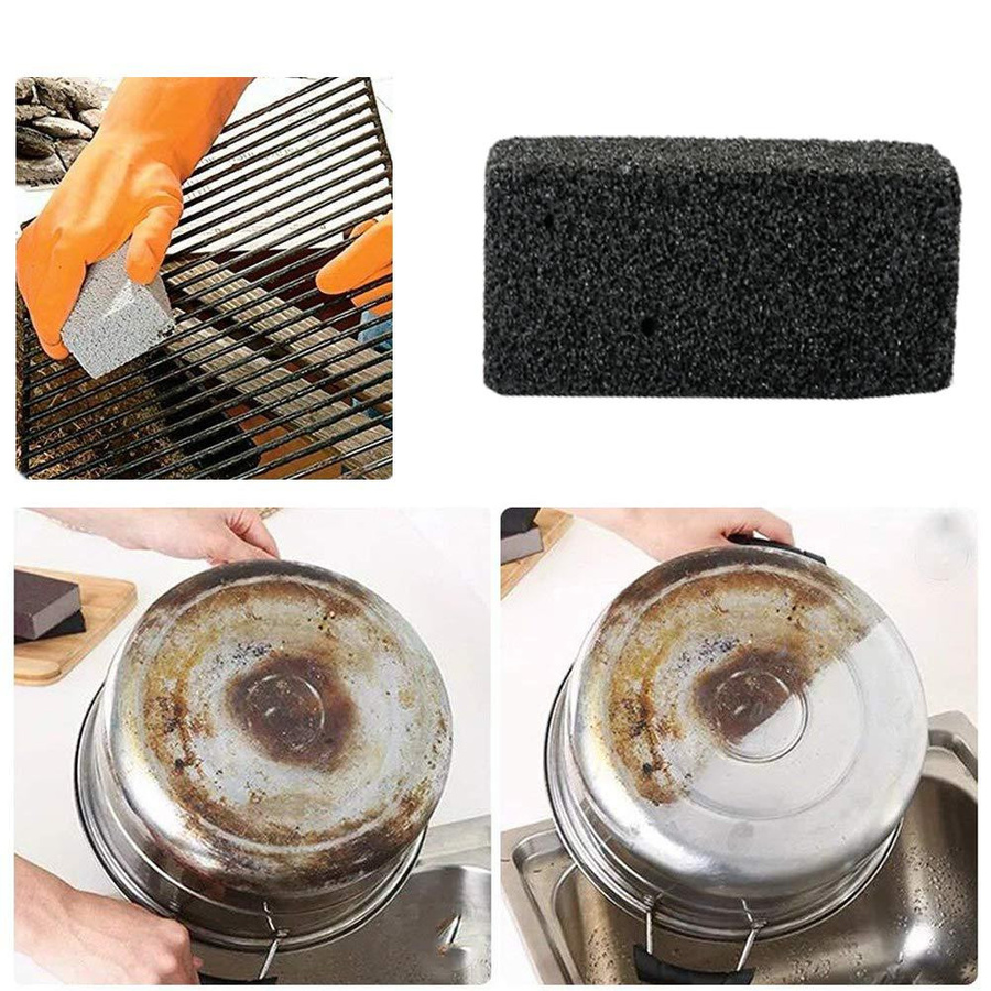 CosyHome Grillplatten Reinigungssteine aus Schaumglas in Schwarz - Bild 4