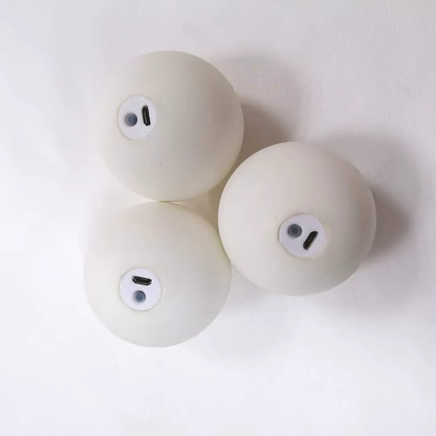 Soonjoy LED-Jonglierbälle, Leuchtbälle, USB-wiederaufladbar, 3er-Set - Bild 4