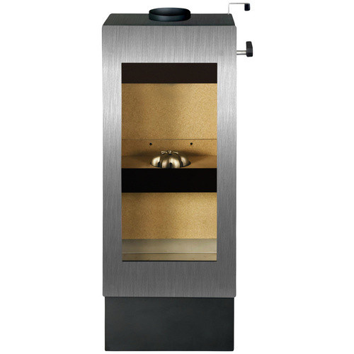XEOOS Kaminofen x5 PATAGONIA aus Edelstahl in Silber und Grau mit 5 kW Leistung - Bild 2