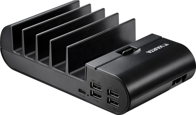 Varta Powerbank Home Charging Station in Schwarz - Bild 1