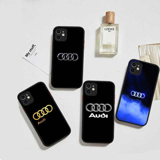 A-Audis Logo Handyhülle für iPhone 16 15 14 13 12 11 Pro Max Plus X XS Matt Transparent - Bild 1
