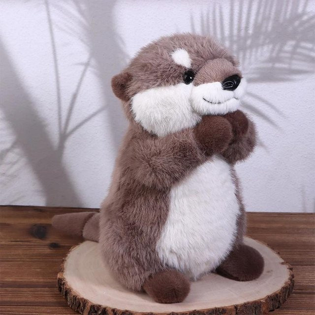 Discover Intime Otter-Tier-Stofftier, Schlafende Puppe, Plüsch / Textil, ab 14 Jahren - Bild 1