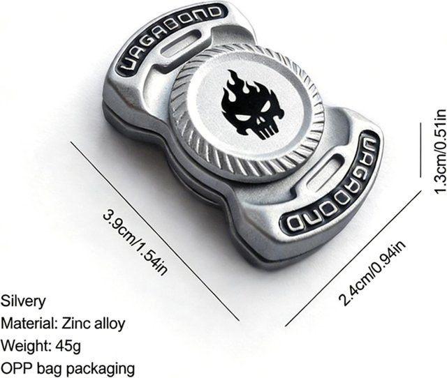 Binchi Outdoor Product 3-in-1 Fidget Spinner, Zinklegierung, EDC Fingerspitzen Kreisel - Bild 1