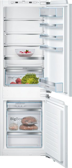 Bosch MKKS86AFE0 Einbau-Kühl-Gefrier-Kombination mit Low Frost in Weiß - Bild 1