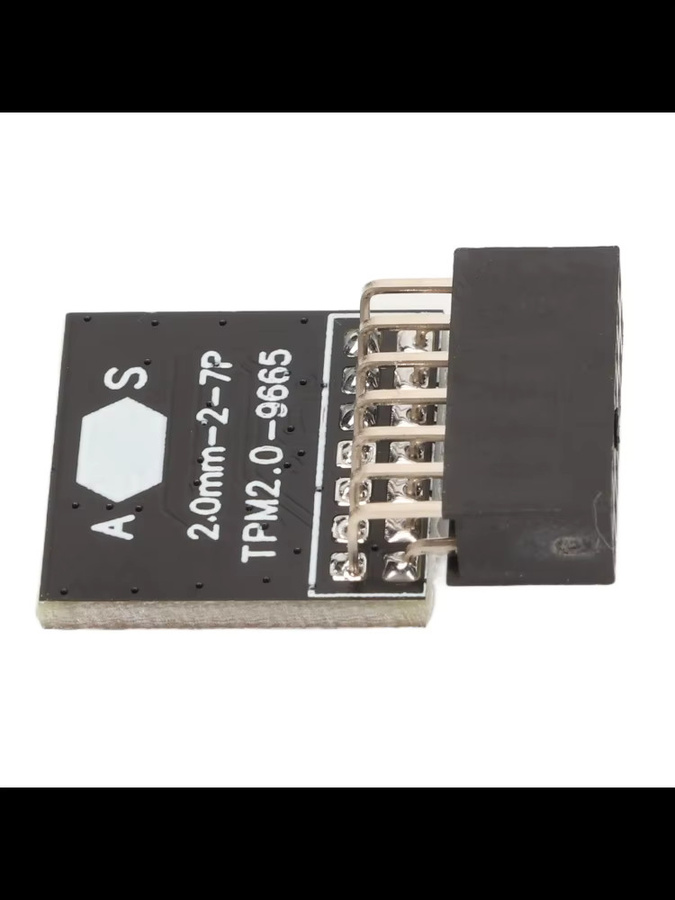ASUS TPM 2.0 Sicherheitsmodul mit 14 Pin 2x7P Chip für Windows 11 in Schwarz - Bild 6