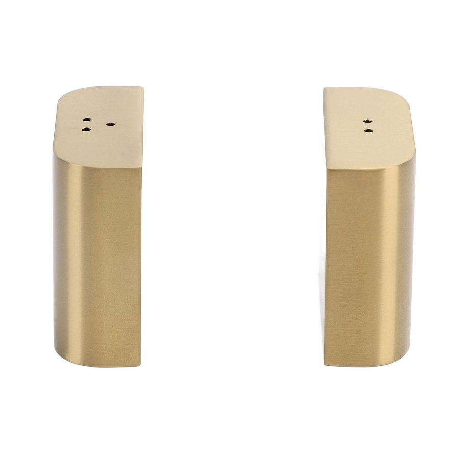 TOMTOP JMS Salz- und Pfefferstreuer Set aus Edelstahl mit Deckel in Gold, 2 Stück - Bild 2