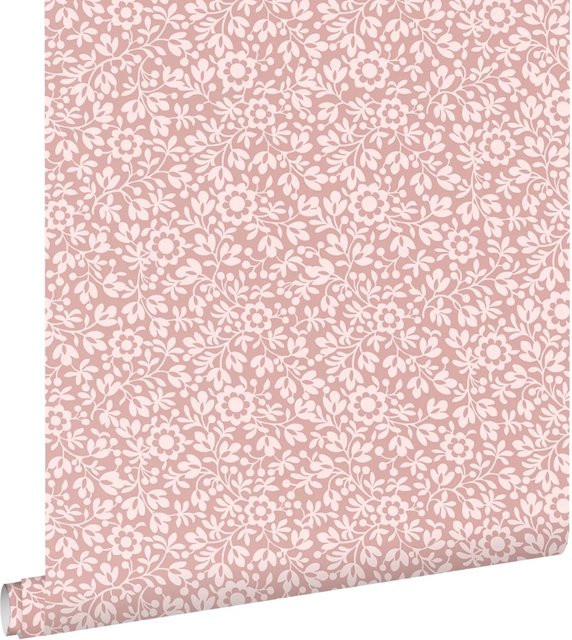 ESTAhome Tapete Blumen Floral in Pink, B: 50 cm, L: 900 cm - Bild 1