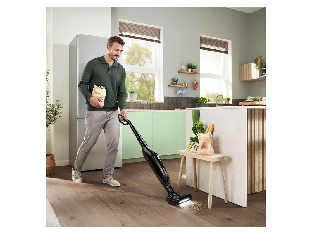 Bosch Readyy BBHL2LED 2in1 Akku-Staubsauger in Dark Night Black mit LED-Bürste und waschbarem Filter - Bild 3