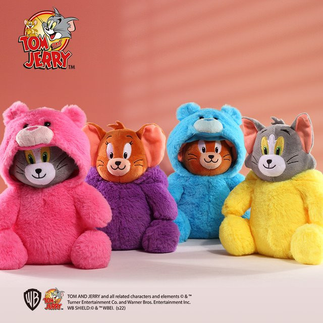 HUGKIS Tom und Jerry Stofftier, Plüsch / Textil, Blau - Bild 1