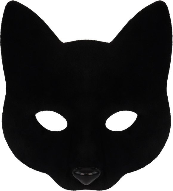 YIRAN Tier-Halbmasken Fuchs Katzenmaske, Kostüm Requisiten, Filz, Bunt / Mehrfarbig - Bild 1