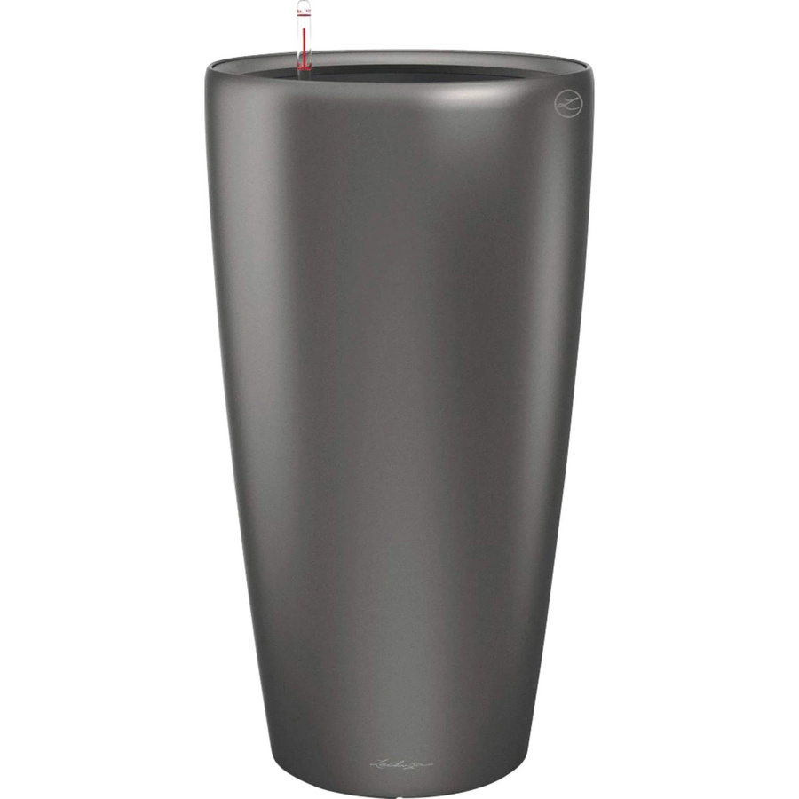 Lechuza Pflanzgefäß Rondo Premium Anthrazit Metallic Höhe: 75 cm, Durchmesser: 40 cm - Bild 2