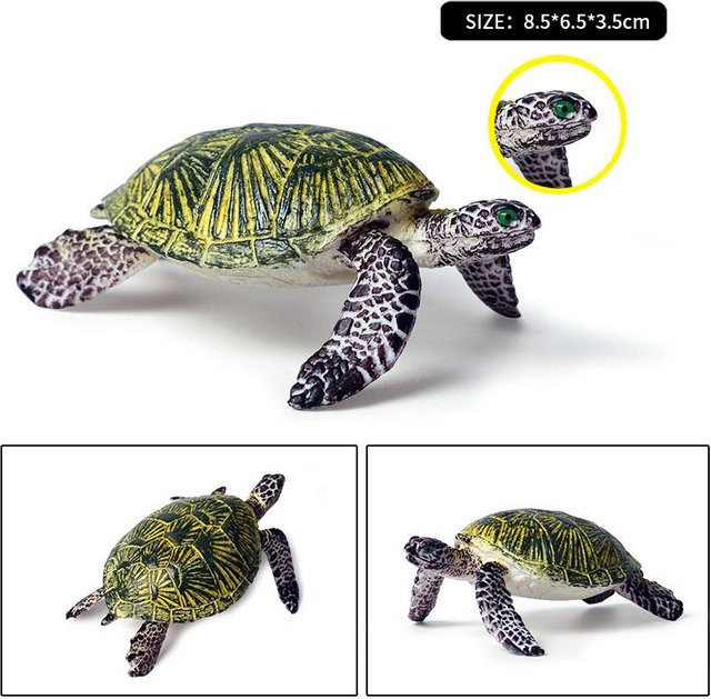 Oenux Meerestiere Lederschildkröte, Modellfiguren, ab 3 Jahre - Bild 1
