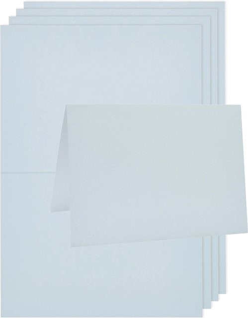 Rico Design Paper Poetry Luxury Karten A5 Hellblau - Bild 1