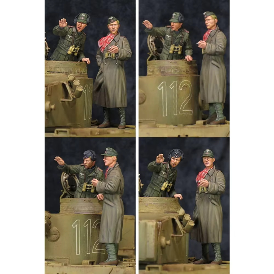 GK Resin-Soldatenmodell, militärisches Thema, unmontiertes und unbemaltes DIY-Set, Kunststoff, Bunt / Mehrfarbig - Bild 2