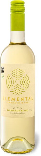 Emiliana Elemental Bio Sauvignon Blanc Valle Casablanca DO trocken vegan Weißwein 2023 0,75 l - Bild 1
