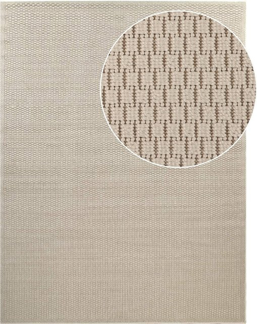 In- & Outdoor-Teppich Timba beige, pflegeleicht und fußbodenheizungsgeeignet, B/T: 60 x 100 cm - Bild 1